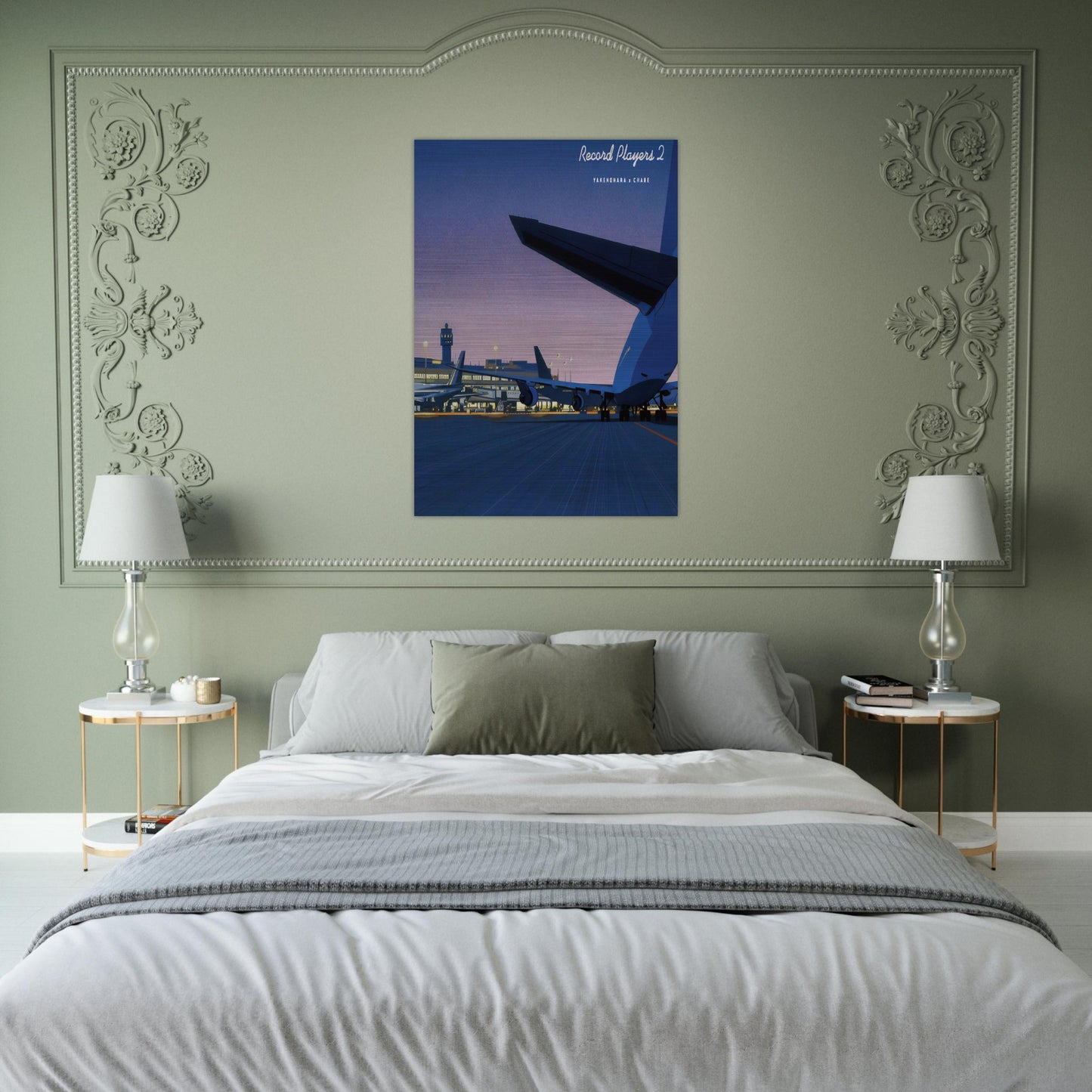 Taxiway - Hiroshi Nagai Brushed Aluminum Print - 70x100 cm / 28x40 inches | Hiroshi Nagai Aluminum Print | Hiroshi Nagai Prints