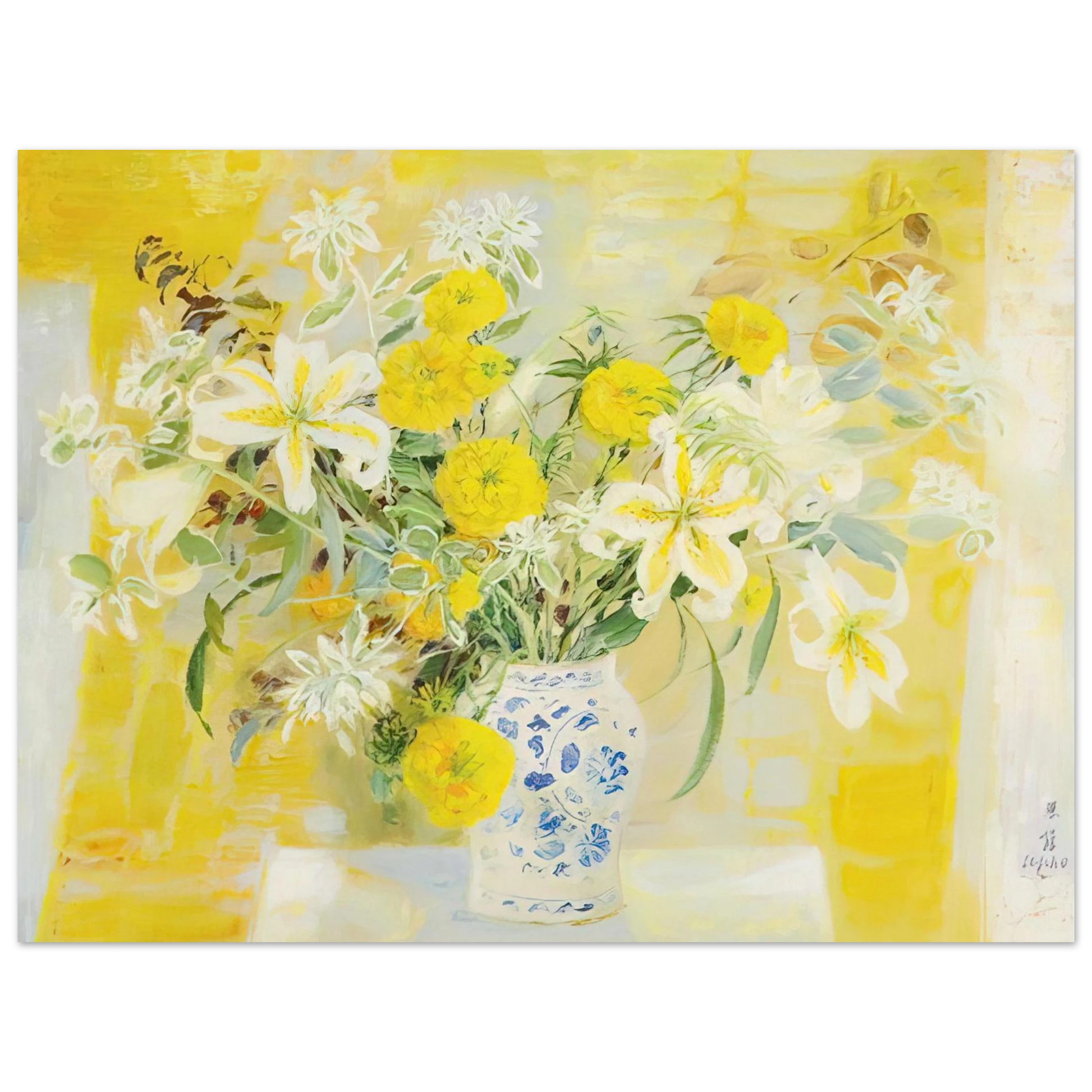 Le Pho - Fleurs - 1971 Fine Art Poster - Default Title