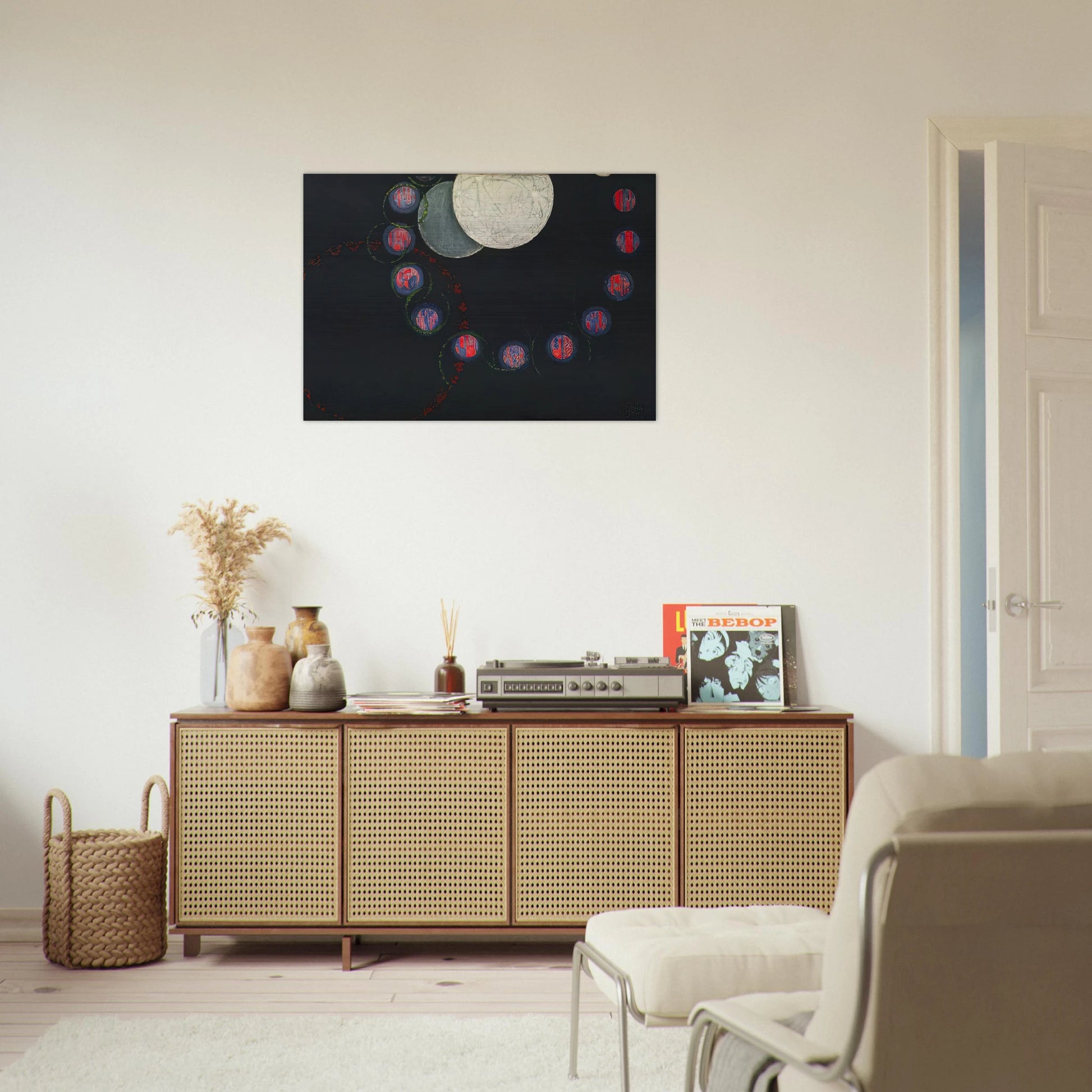 The First Step - Frantisek Kupka Brushed Aluminum Print - 70x100 cm / 28x40 inches | Frantisek Kupka Aluminum Print | Frantisek Kupka Prints