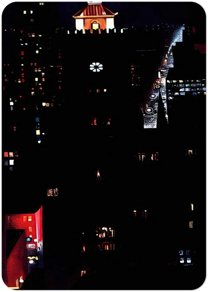 New York Night By Georgia O'Keeffe Pack of 10 Post Cards | Georgia O'Keeffe Post Cards | A6 (10.5 x 14.8 cm) - 4.1 x 5.8 inches