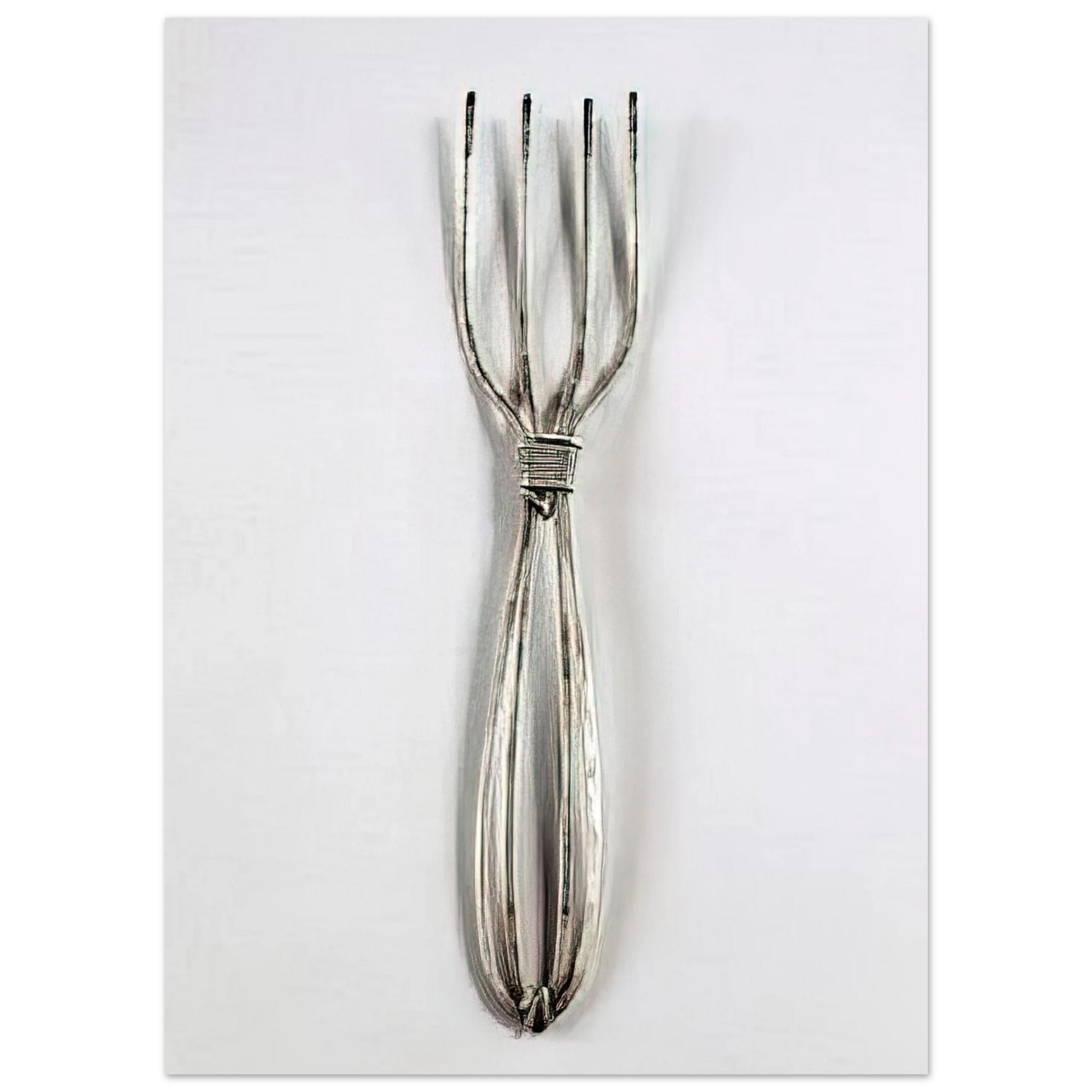 Alexander Calder - FORK 1940 Fine Art Poster - 75x100 cm / 30x40 inches