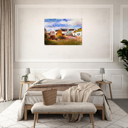 FARMYARD IN BRITTANY 1897 - Henri Matisse Acrylic Print - 70x100 cm / 28x40″ inches | Henri Matisse Wall Art | Henri Matisse Prints