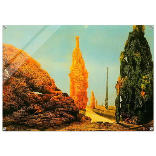 Lone Tree and United Trees - Max Ernst Acrylic Print - 70x100 cm / 28x40″ inches