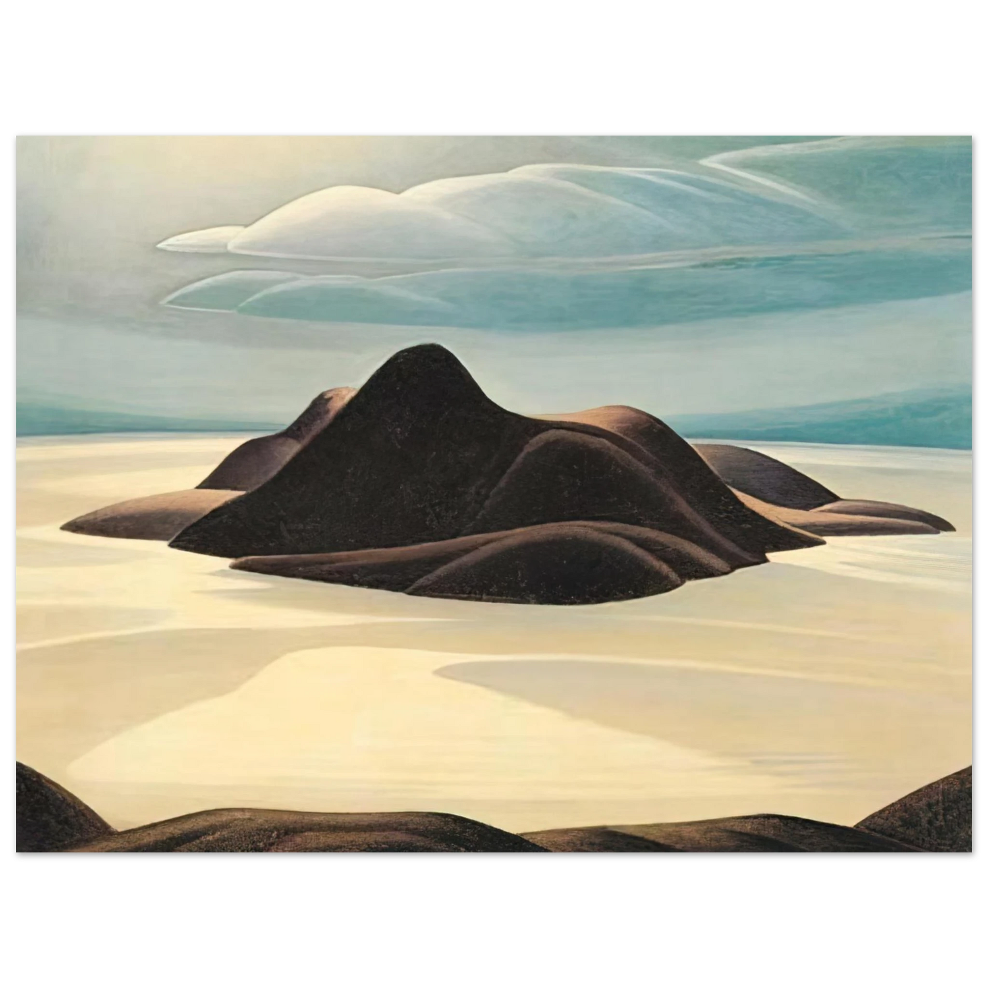 Lawren Harris - Pic Island, Lake Superior - 1924 Fine Art Poster - Default Title