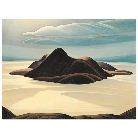 Lawren Harris - Pic Island, Lake Superior - 1924 Fine Art Poster - Default Title