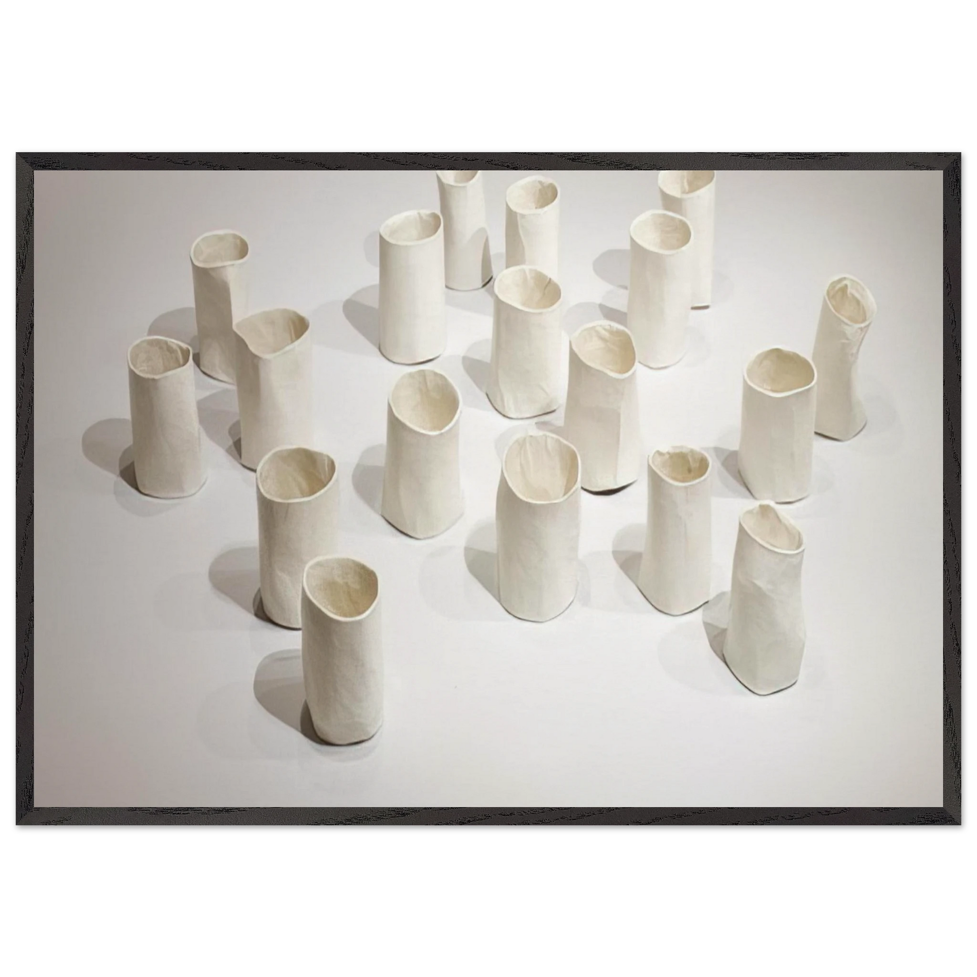 REPETITION NINETEEN I 1967 - Eva Hesse Framed Art Print – Black Wooden Frame - Default Title - -Framed Art Print