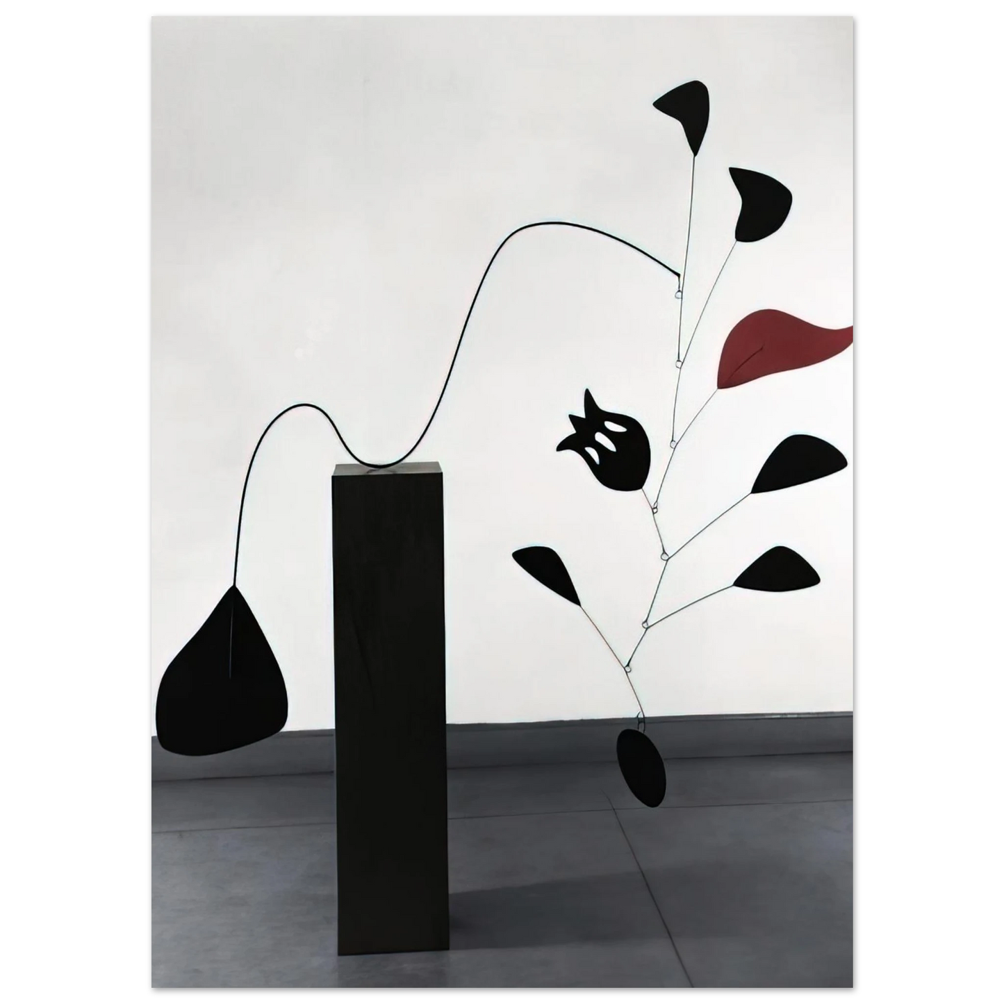 Alexander Calder - POMEGRANATE 1949 Fine Art Poster - 40x60 cm / 16x24 inches