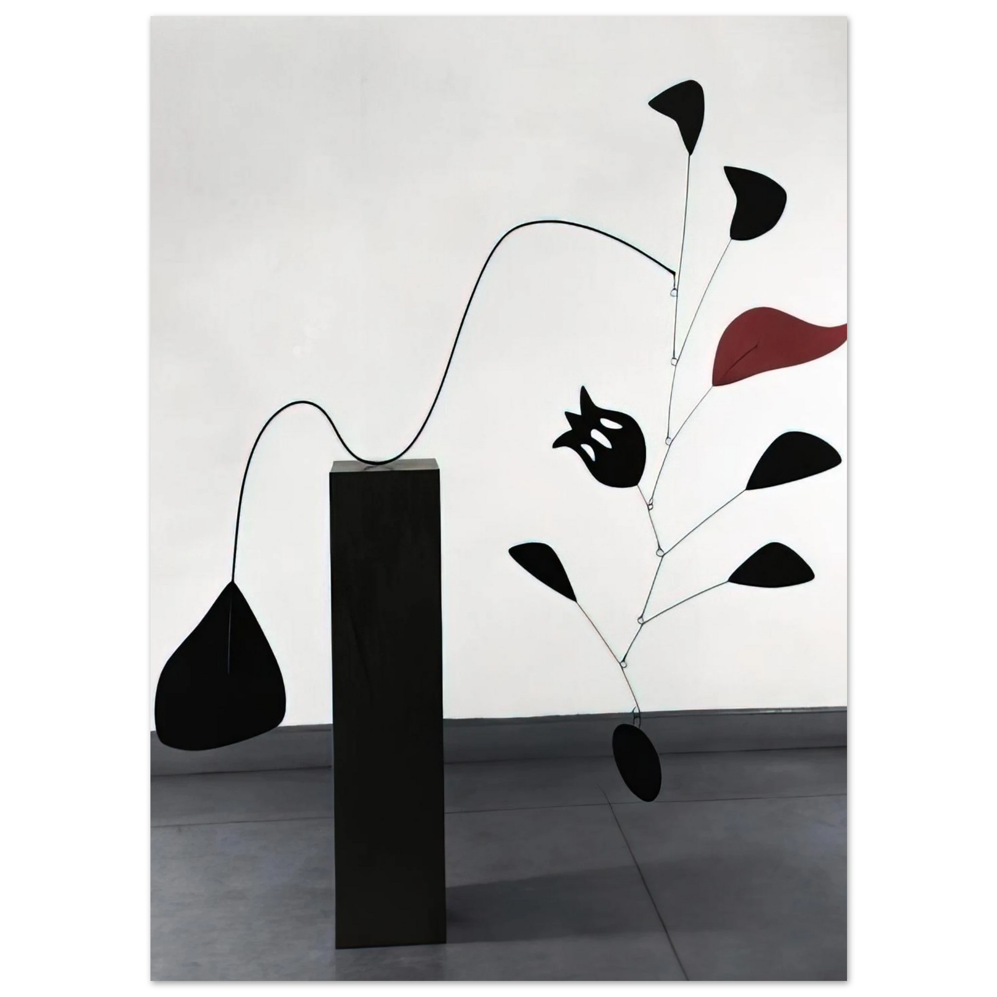 Alexander Calder - POMEGRANATE 1949 Fine Art Poster - 40x60 cm / 16x24 inches