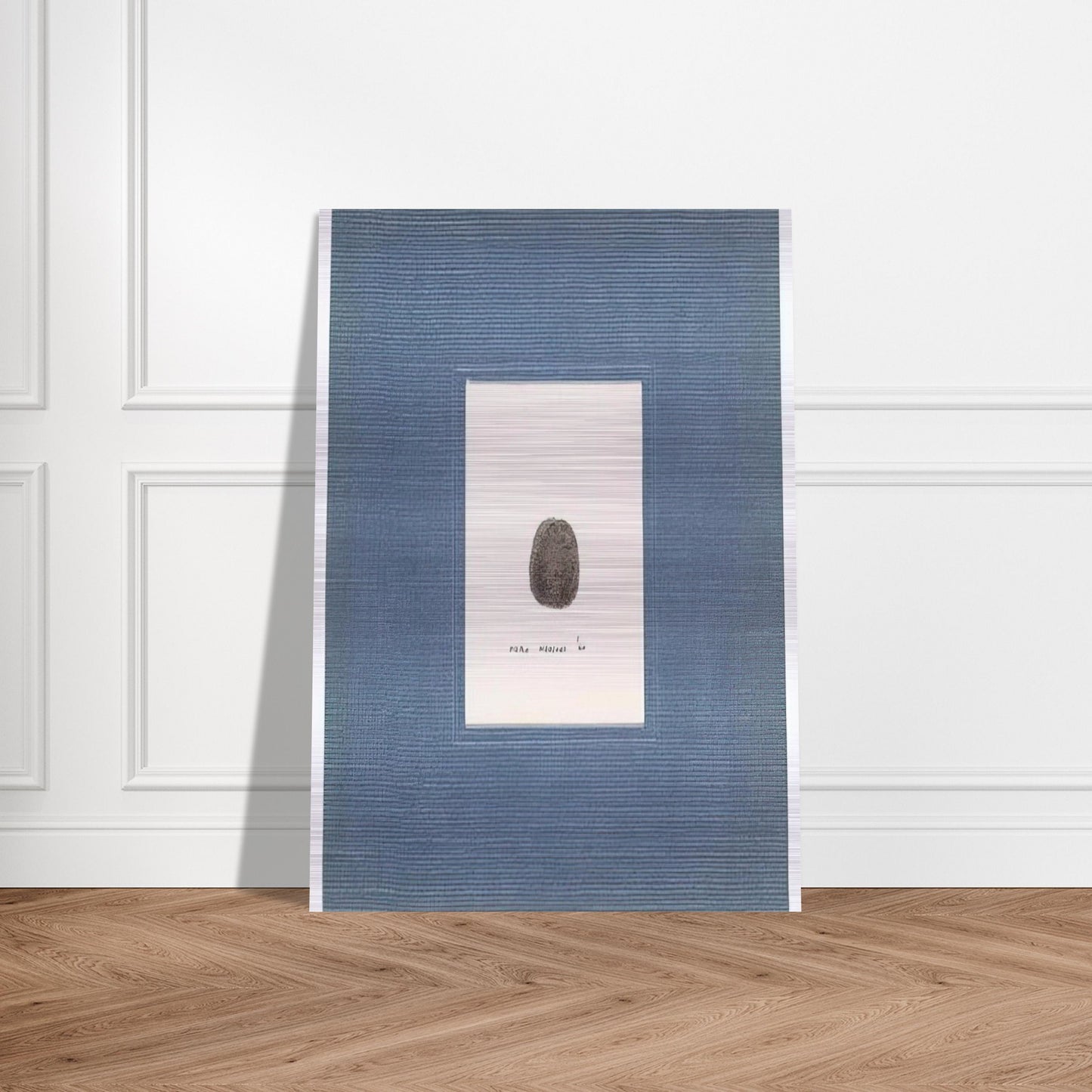 Thumbprint - 1960 - Piero Manzoni Brushed Aluminum Print - 70x100 cm / 28x40 inches | Piero Manzoni Aluminum Print | Piero Manzoni Prints