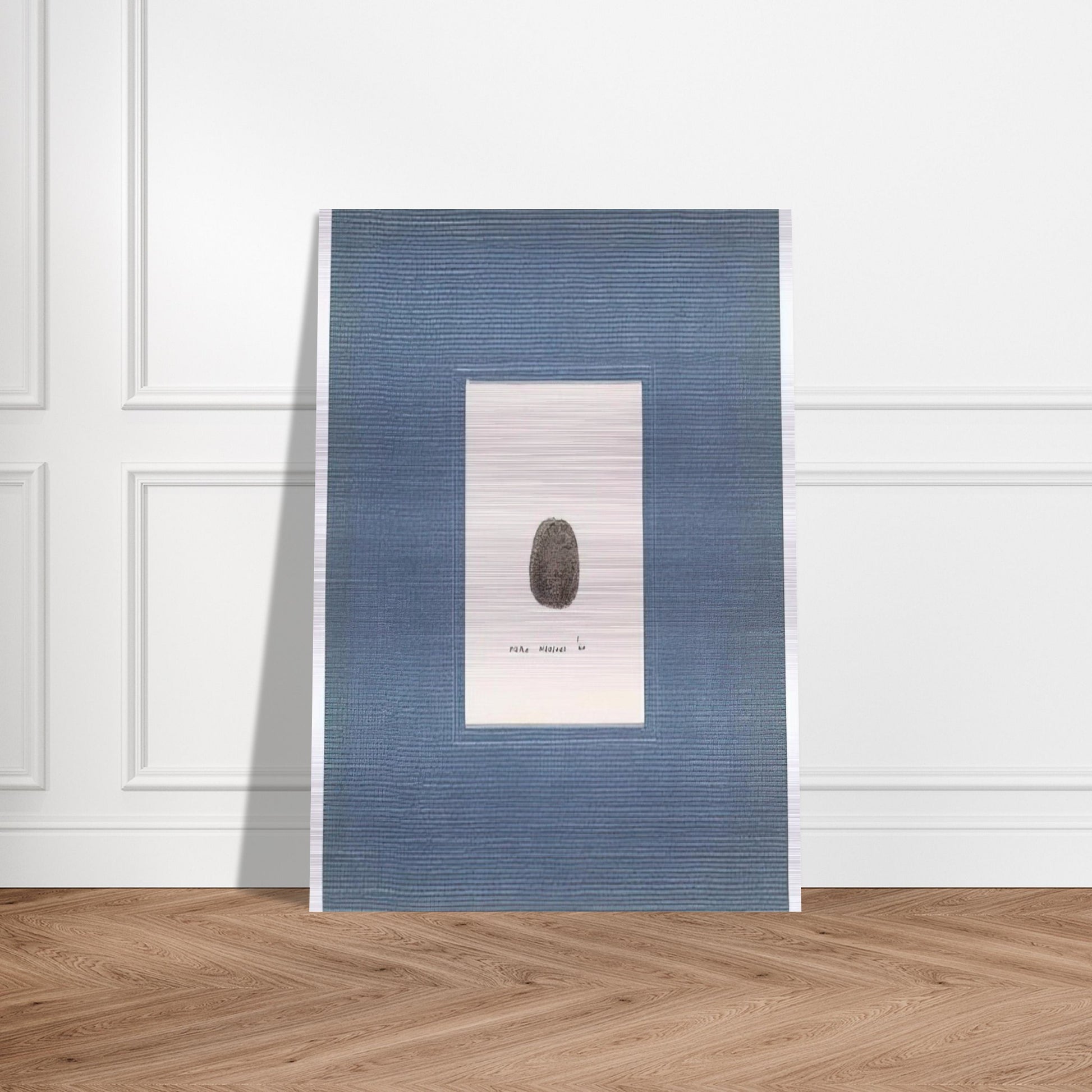 Thumbprint - 1960 - Piero Manzoni Brushed Aluminum Print - 70x100 cm / 28x40 inches | Piero Manzoni Aluminum Print | Piero Manzoni Prints