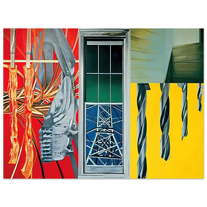 James Rosenquist - Industrial Cottage  75x100 cm / 30x40inches Fine Art Poster