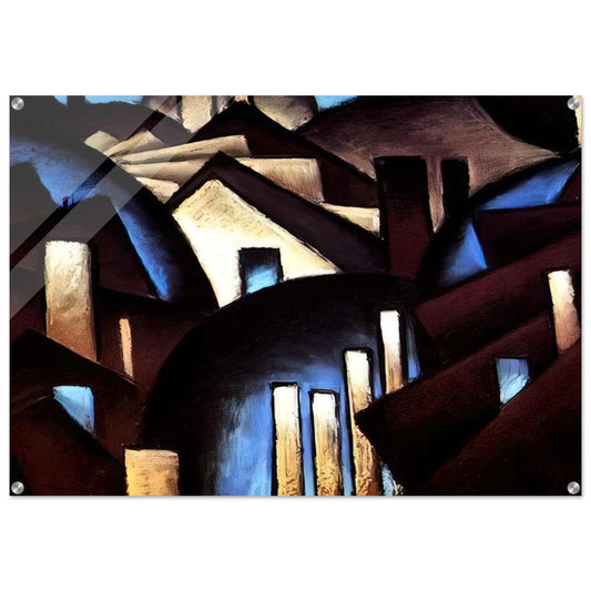 Nature Symbolized or Reefs - 1924 - Arthur Dove Acrylic Print - 70x100 cm / 28x40″ inches | Arthur Dove Wall Art | Arthur Dove Prints