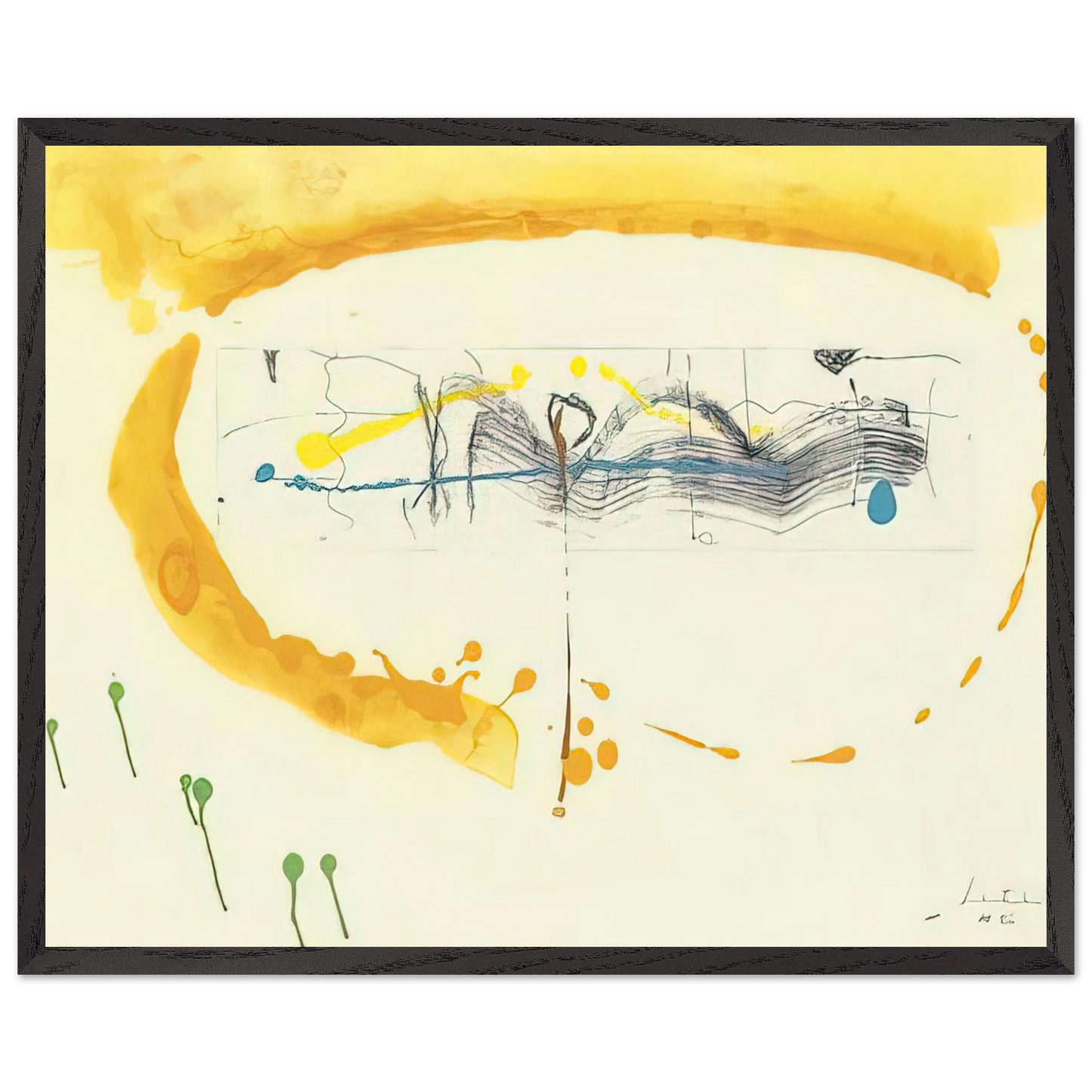 Helen Frankenthaler - Making Music - 2000 Wall art - 27x35 cm / 11x14 inches - Fine Art Poster - -
