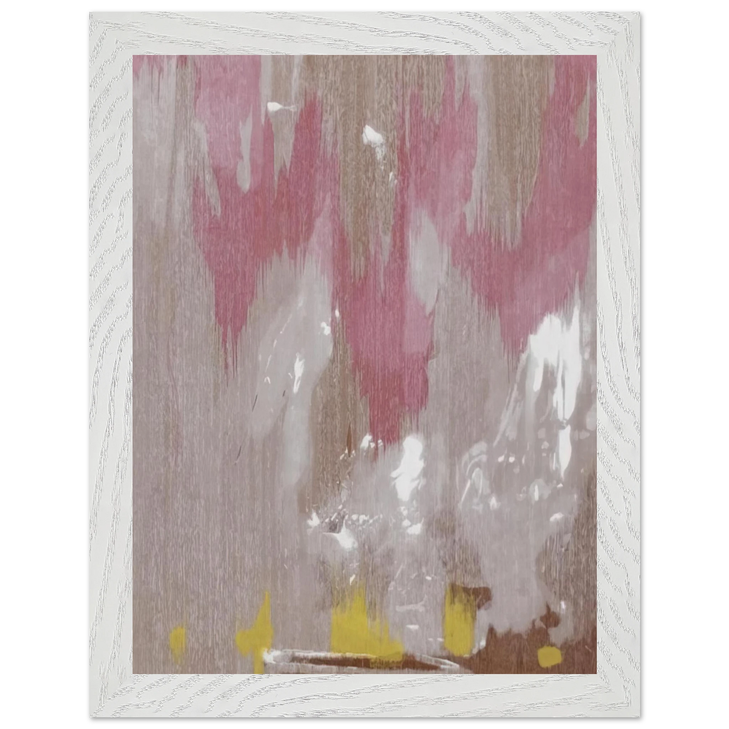 Helen Frankenthaler - Tales of Genji IV - 1998 Wall art - 50x70 cm / 20x28 inches - Premium Wooden Framed Poster With Fine Art Paper - Black frame