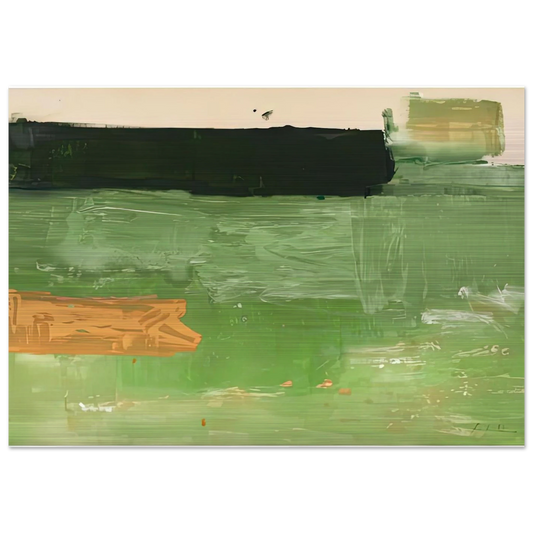 Mediterranean, 1981- - Helen Frankenthaler Brushed Aluminum Print - 70x100 cm / 28x40 inches | Helen Frankenthaler Aluminum Print | Helen Frankenthaler Prints