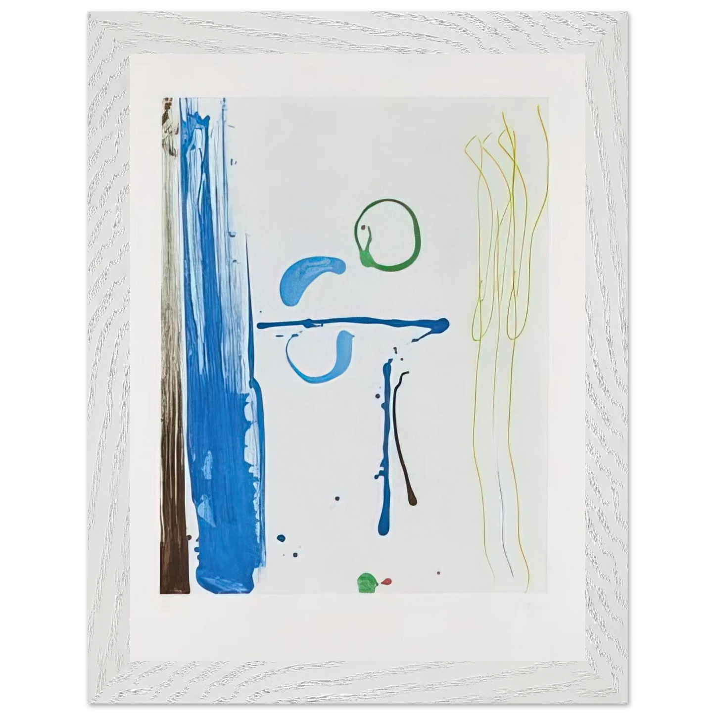 Helen Frankenthaler - Sunshine After Rain - 1987 Wall art - 35x35 cm / 14x14 inches - Fine Art Poster - -