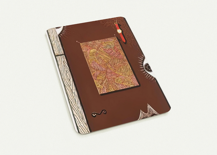 FACE WITH WATCH 1996 By Jasper Johns Pack of 10 Post Cards | Jasper Johns Post Cards | A6 (10.5 x 14.8 cm) - 4.1 x 5.8 inches