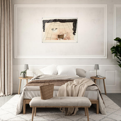CARTOGRAPHY 1976 - Antoni Tapies Acrylic Print - 70x100 cm / 28x40″ inches | Antoni Tapies Wall Art | Antoni Tapies Prints