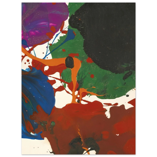 Sam Francis - Untitled  Los Angeles  Fine Art Poster - Default Title