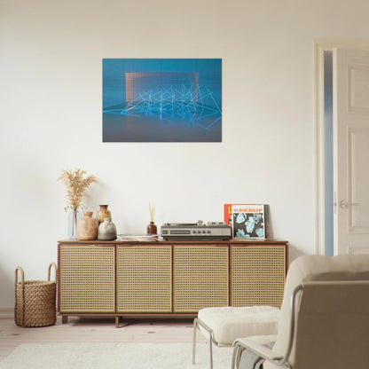 Avalanche - 1996 - Francois Morellet Brushed Aluminum Print - 70x100 cm / 28x40 inches | Francois Morellet Aluminum Print | Francois Morellet Prints