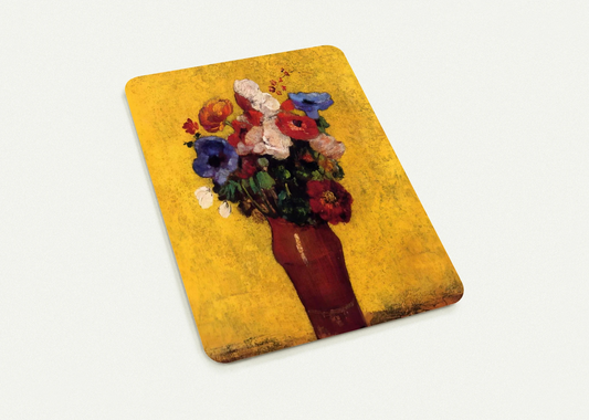 FLOWERS 4 By Odilon Redon Pack of 10 Post Cards | Odilon Redon Post Cards | A6 (10.5 x 14.8 cm) - 4.1 x 5.8 inches