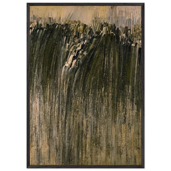 Jay DeFeoBIGOrigin - Jay DeFeo 70x100 cm / 28x40 inches Framed Art Print – Black Wooden Frame