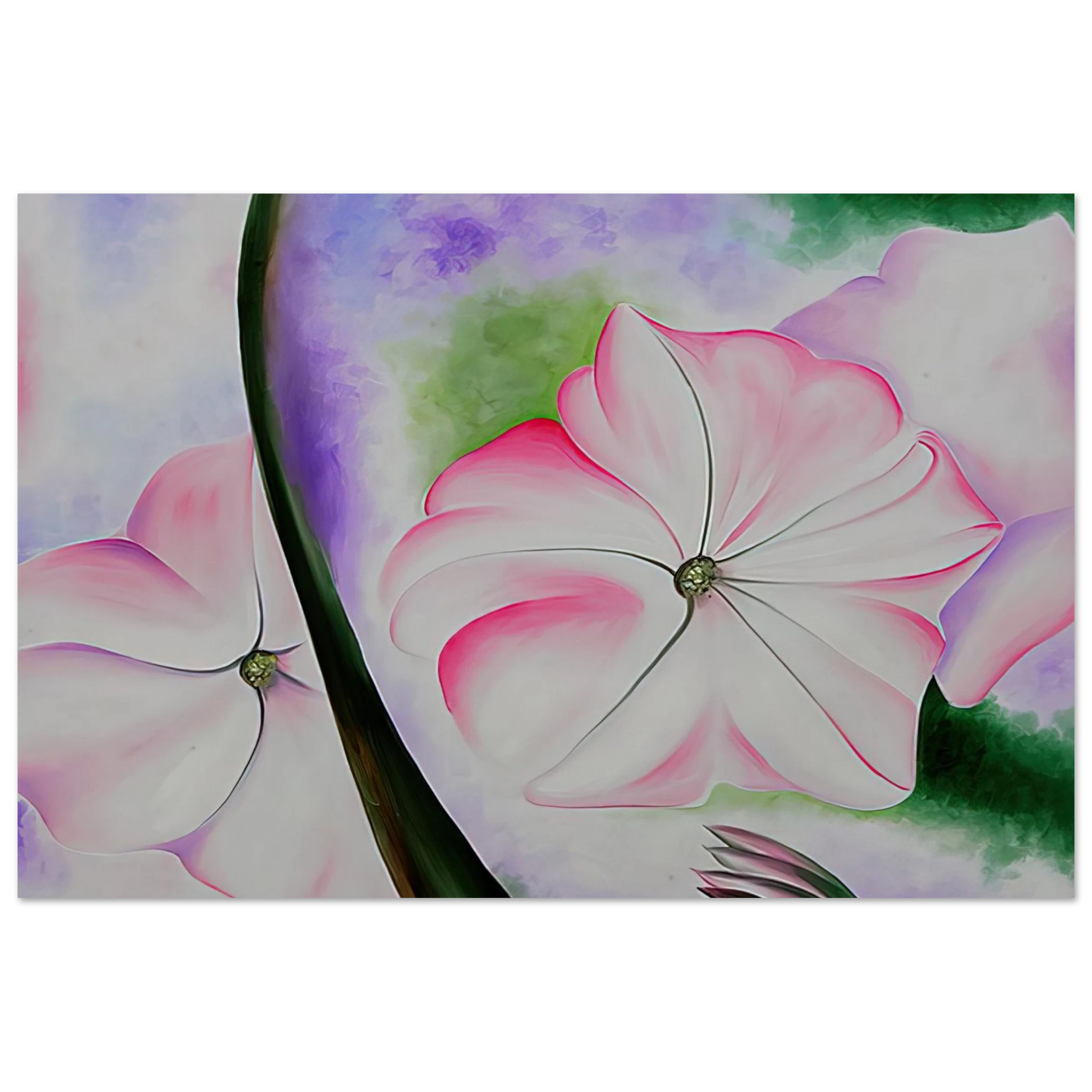 Georgia O'Keeffe - Petunia No. 2 Fine Art Poster - 75x100 cm / 30x40 inches