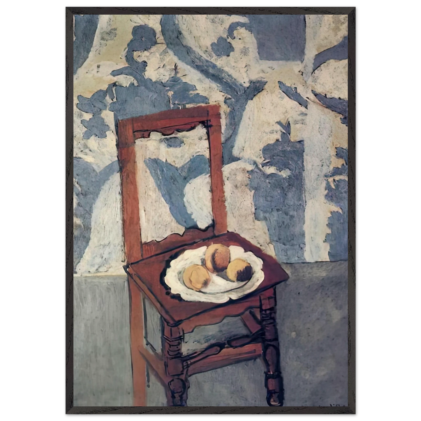 THE LORRAIN CHAIR - Henri Matisse Framed Art Print – Black Wooden Frame - Default Title - -Framed Art Print