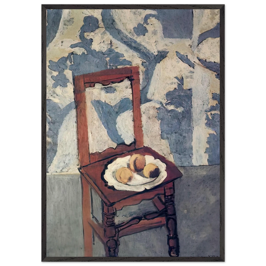 THE LORRAIN CHAIR - Henri Matisse 70x100 cm / 28x40 inches Framed Art Print – Black Wooden Frame