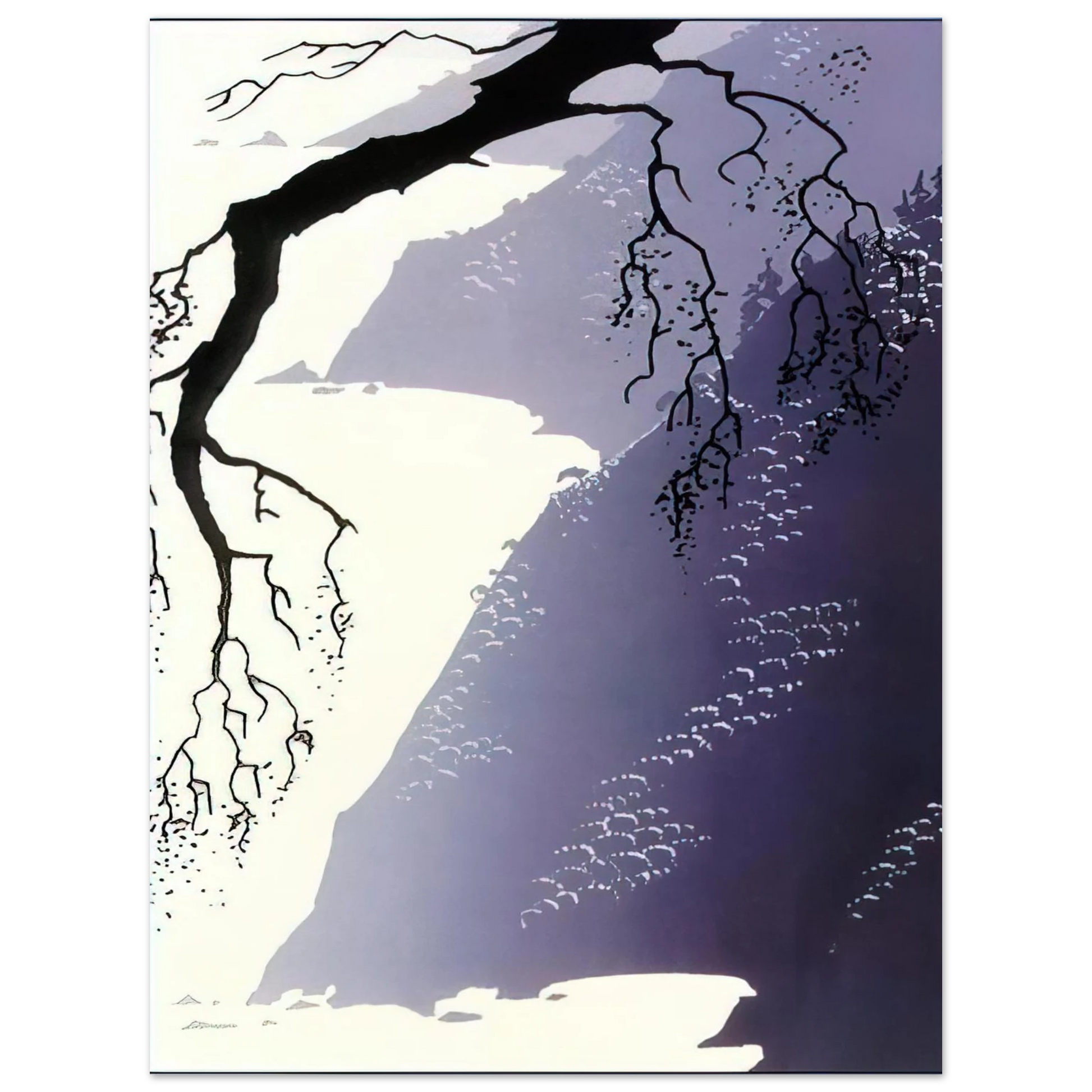 Eyvind Earle - Gray Mist Fine Art Poster - Default Title