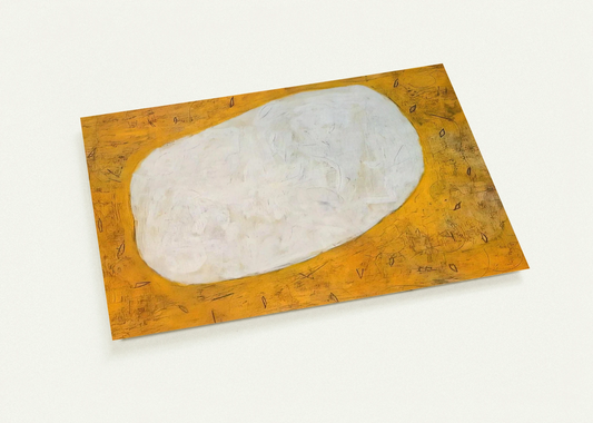 Homage to Dubuffet I - 1952 By Gene Davis Pack of 10 Post Cards | Gene Davis Post Cards | A6 (10.5 x 14.8 cm) - 4.1 x 5.8 inches