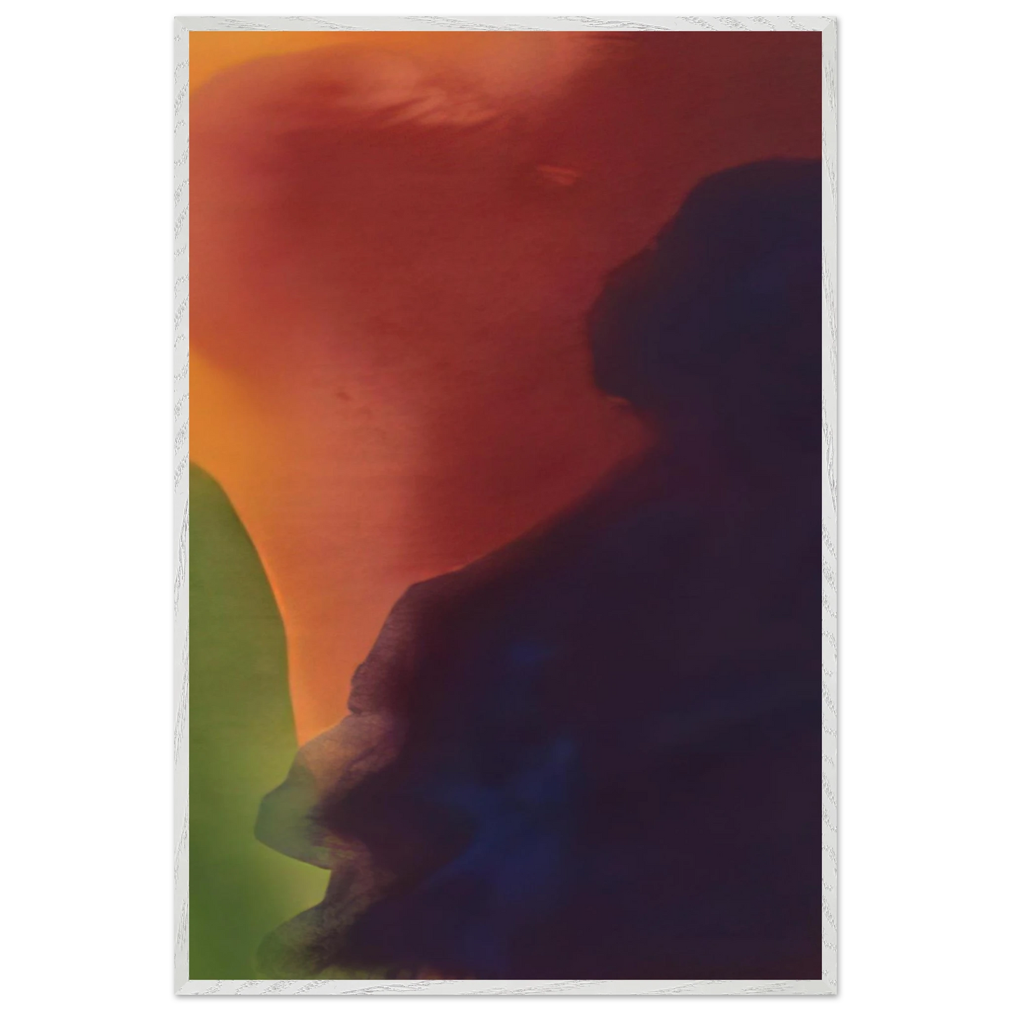 Helen Frankenthaler - Blue Atmosphere III - 1963 Wall art - 70x100 cm / 28x40 inches - Fine Art Poster - -