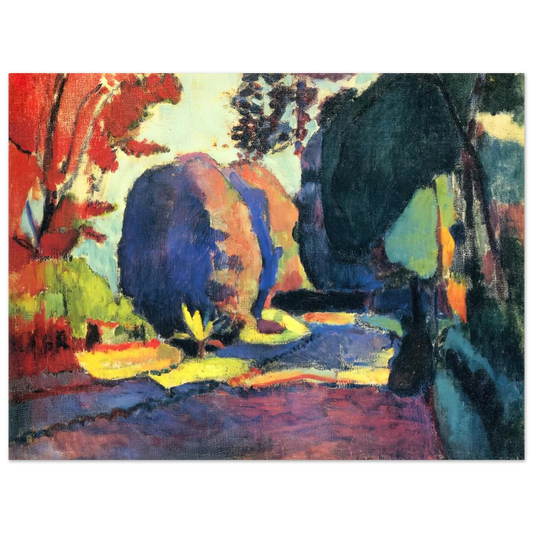 Henri Matisse - THE LUXEMBOURG GARDENS 1901 Fine Art Poster - Default Title
