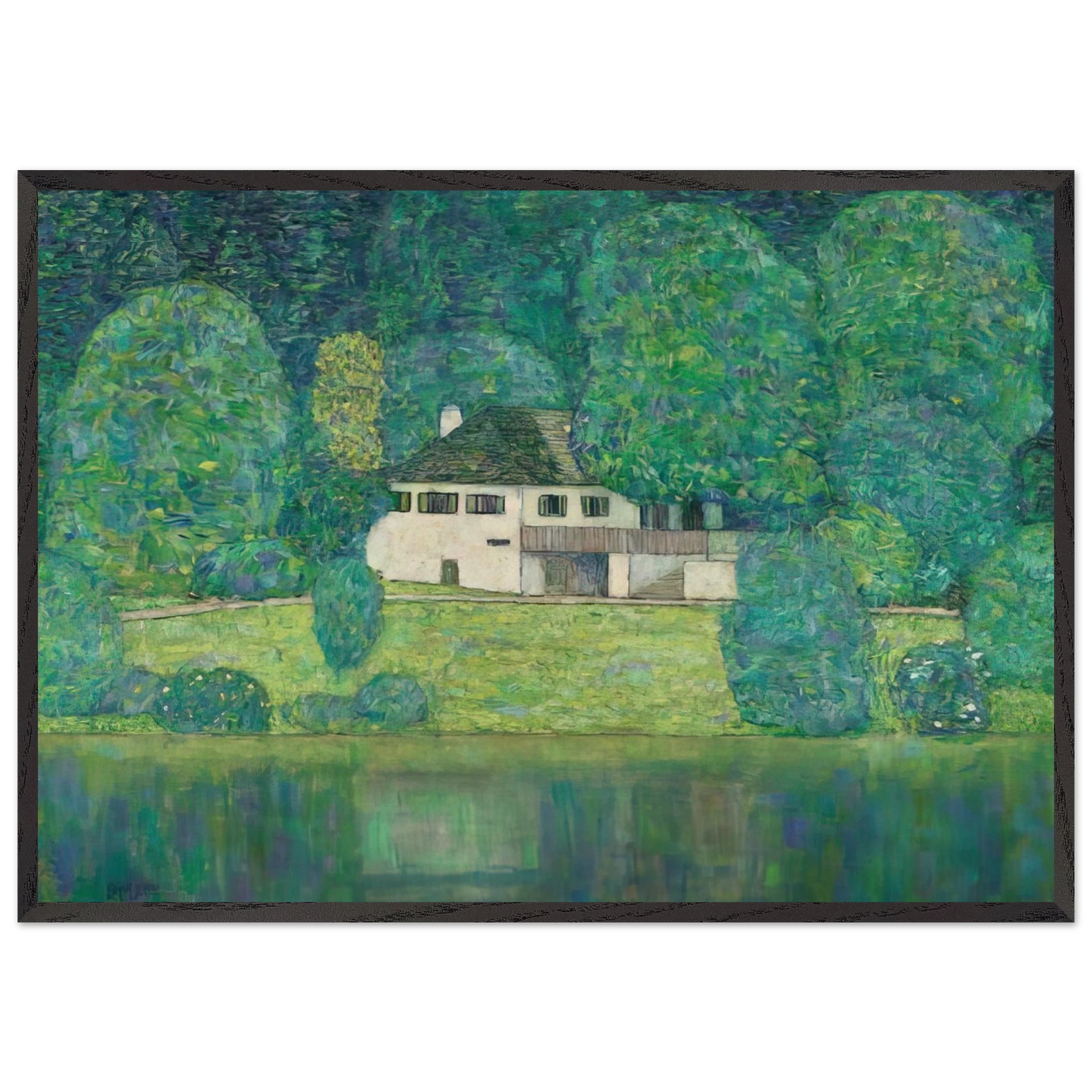 Untitled N22 - Gustav Klimt Framed Art Print – Black Wooden Frame - Default Title - -Framed Art Print