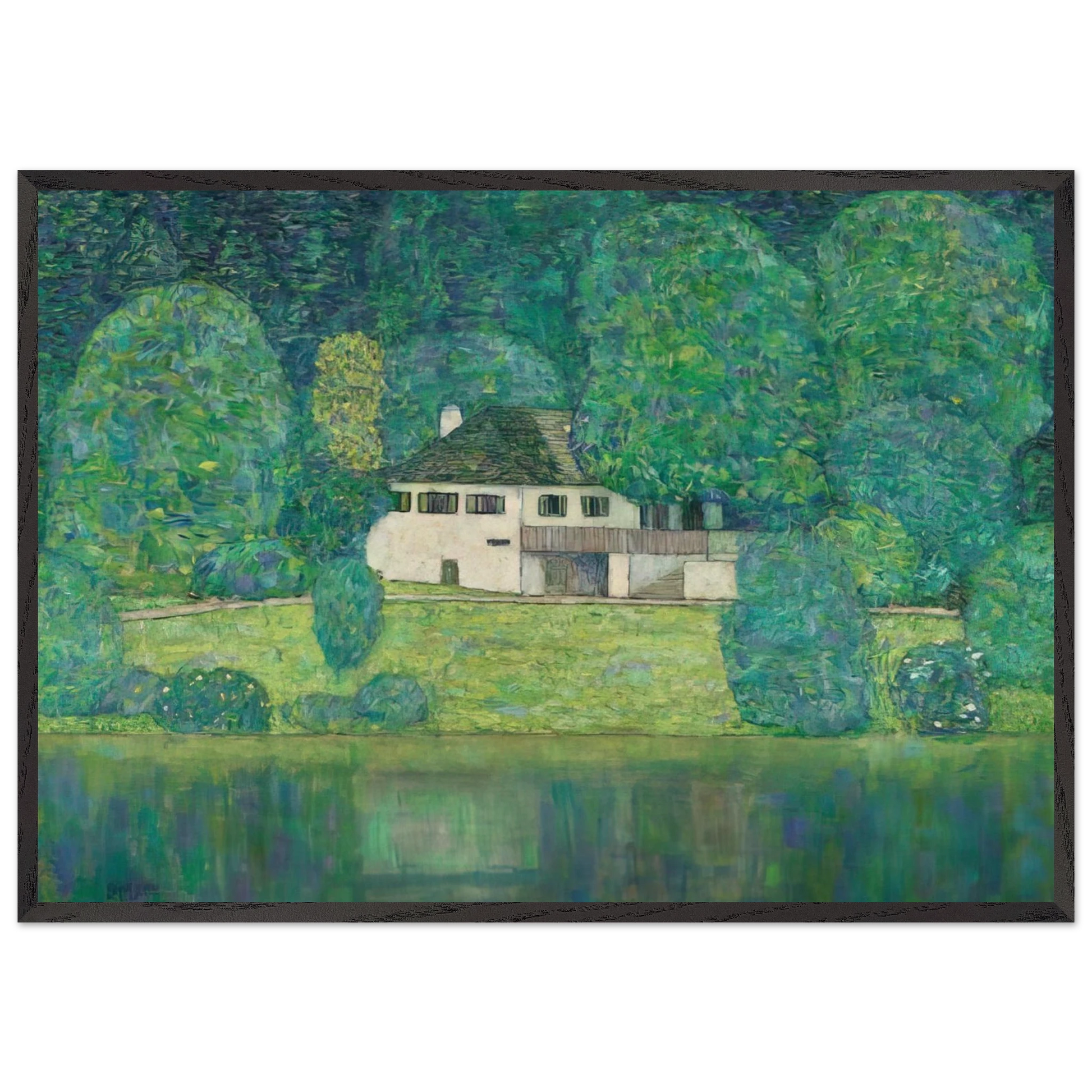 Untitled N22 - Gustav Klimt Framed Art Print – Black Wooden Frame - Default Title - -Framed Art Print