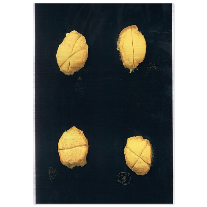 FOUR 1992 - Antoni Tapies Brushed Aluminum Print - 70x100 cm / 28x40 inches | Antoni Tapies Aluminum Print | Antoni Tapies Prints