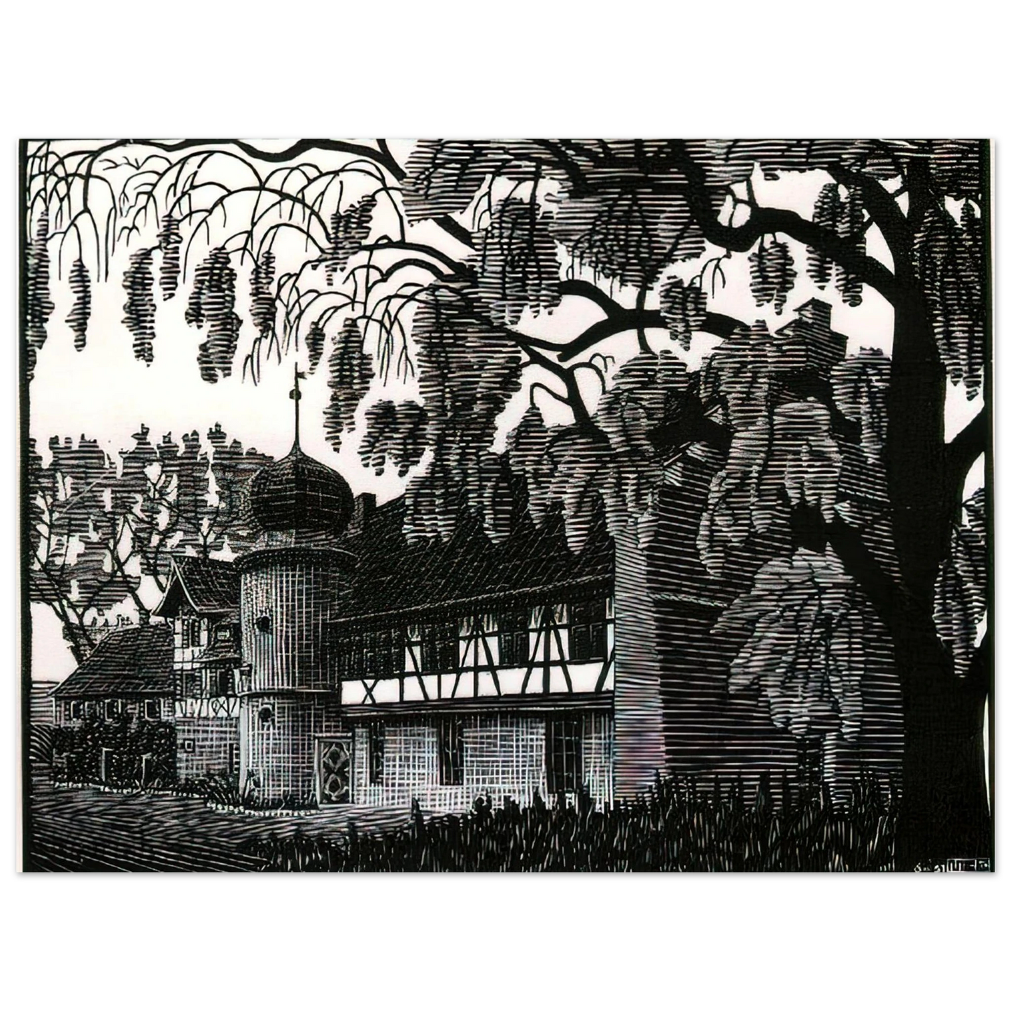 MC Escher - ESCHER (12) Wall Art - 60x80 cm / 24x32 inches - Fine Art Poster - -