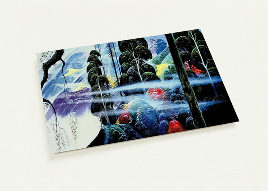 Along the Coast By Eyvind Earle Pack of 10 Post Cards | Eyvind Earle Post Cards | A6 (10.5 x 14.8 cm) - 4.1 x 5.8 inches
