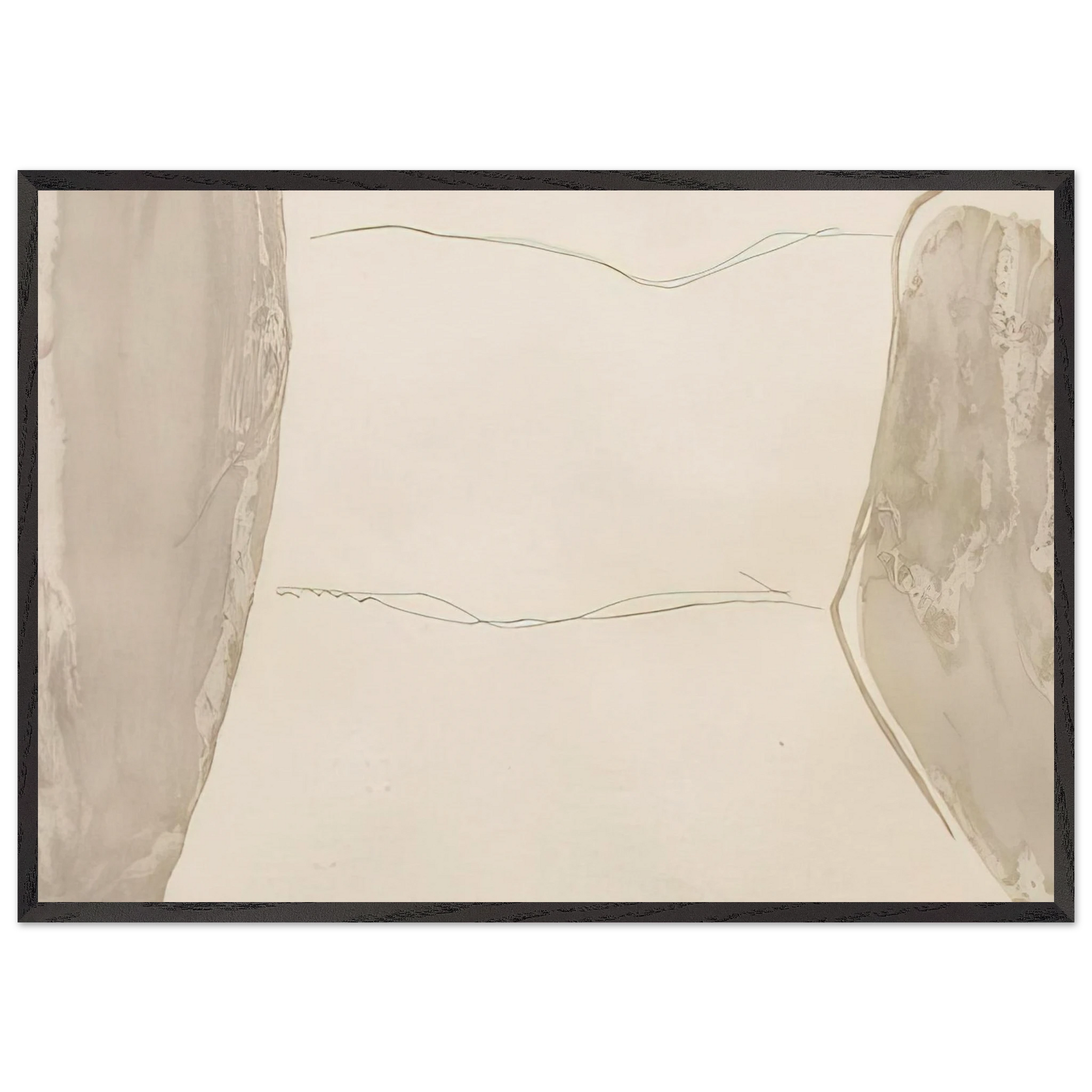 Ponti - 1973 - Helen Frankenthaler Framed Art Print – Black Wooden Frame - Default Title - -Framed Art Print