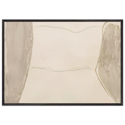 Ponti - 1973 - Helen Frankenthaler Framed Art Print – Black Wooden Frame - Default Title - -Framed Art Print