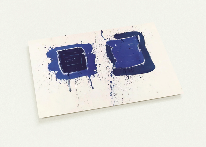 Deux Magots By Sam Francis Pack of 10 Post Cards | Sam Francis Post Cards | A6 (10.5 x 14.8 cm) - 4.1 x 5.8 inches