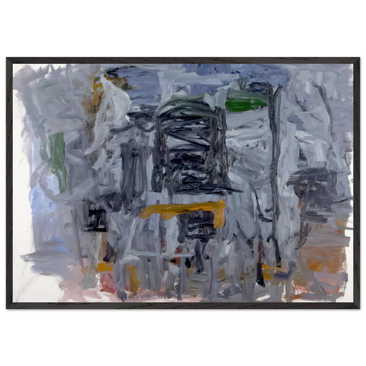 CLOSE UP III 1961 - Philip Guston Framed Art Print – Black Wooden Frame - Default Title - -Framed Art Print