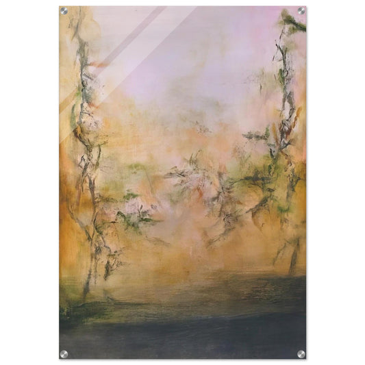 25 5 2001 2001 - Zao Wou-Ki Acrylic Print - 70x100 cm / 28x40″ inches