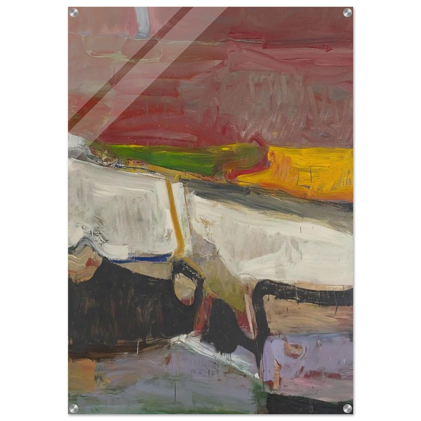 Berkeley #59 - Richard Diebenkorn Acrylic Print - 70x100 cm / 28x40″ inches | Richard Diebenkorn Wall Art | Richard Diebenkorn Prints