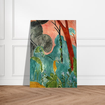 MORACCAN GARDEN 1912 - Henri Matisse Brushed Aluminum Print - 70x100 cm / 28x40 inches | Henri Matisse Aluminum Print | Henri Matisse Prints