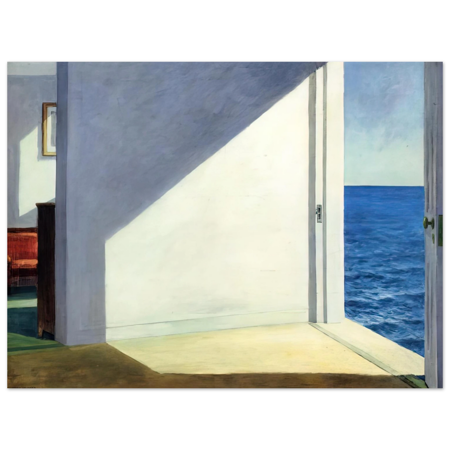 Edward Hopper - Rooms By The Sea Fine Art Poster - 13x18 cm / 5x7 inches