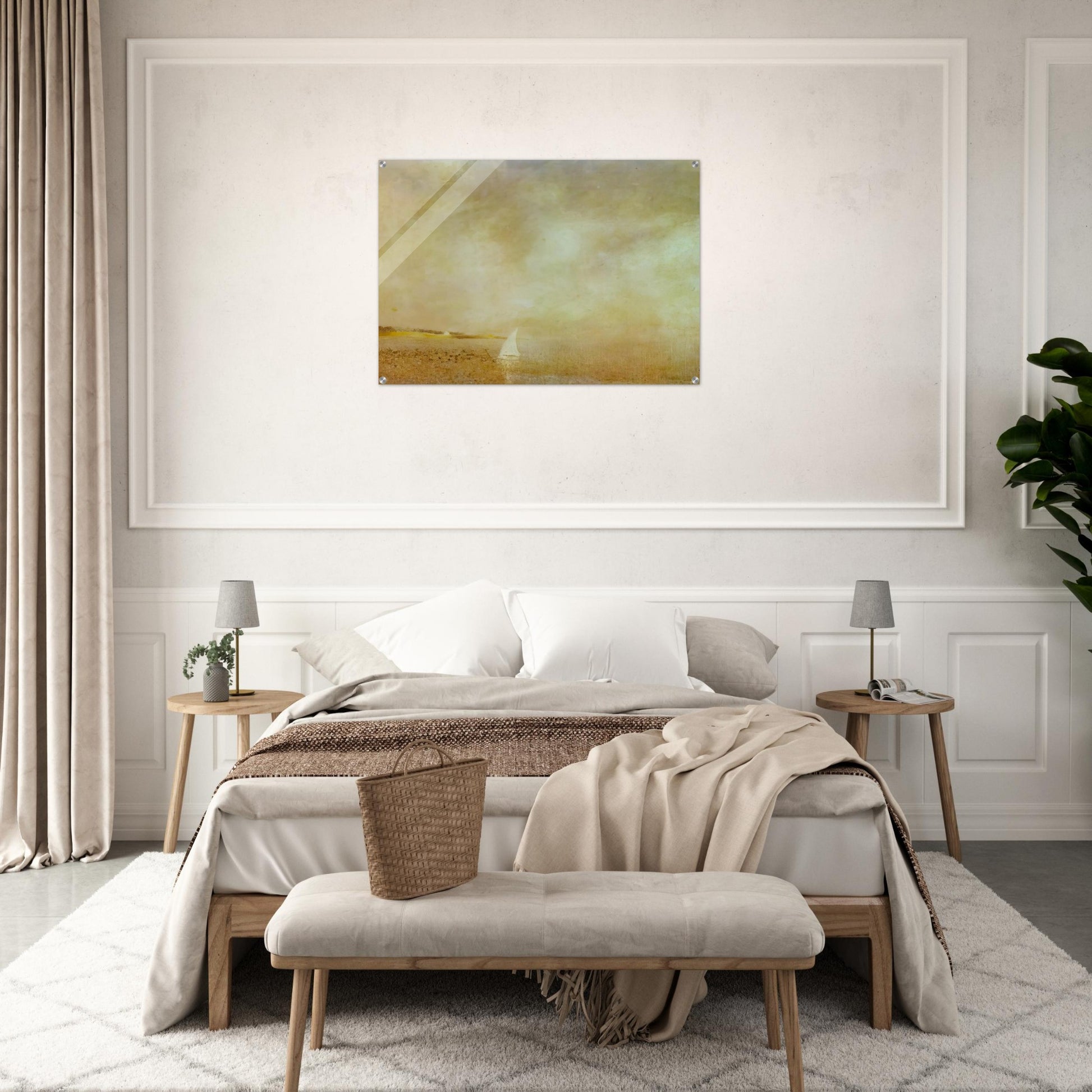 BAY OF CADAQUES - Salvador Dali Acrylic Print - 70x100 cm / 28x40″ inches | Salvador Dali Wall Art | Salvador Dali Prints