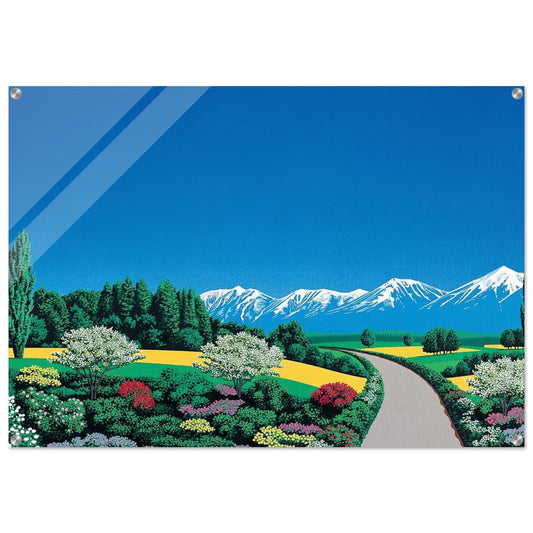 Elv Alps - Hiroshi Nagai Acrylic Print - 70x100 cm / 28x40″ inches