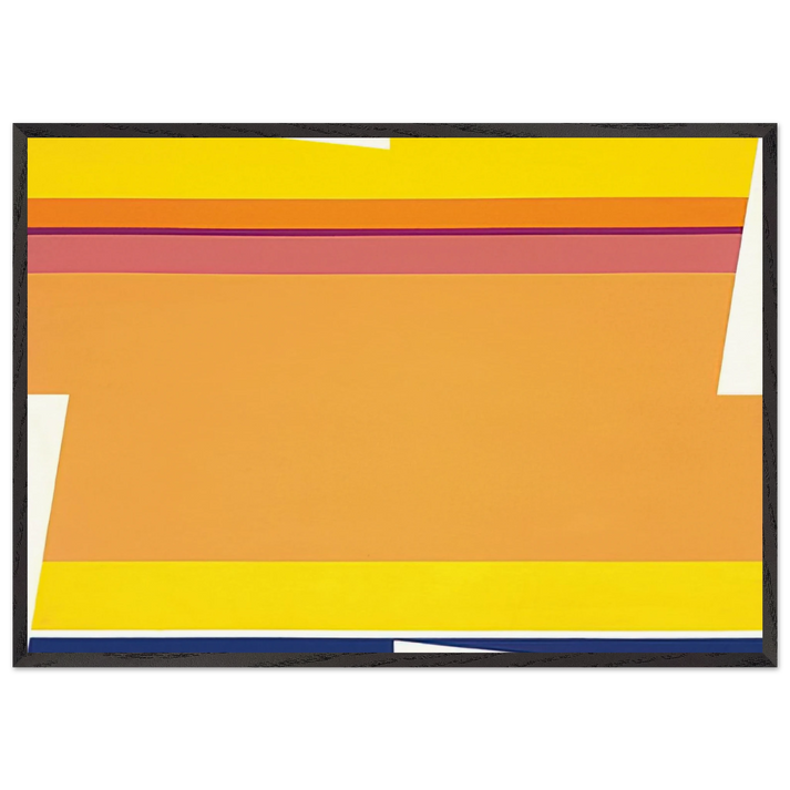 Rotation B - 1964 - Larry Zox 70x100 cm / 28x40 inches Framed Art Print – Black Wooden Frame