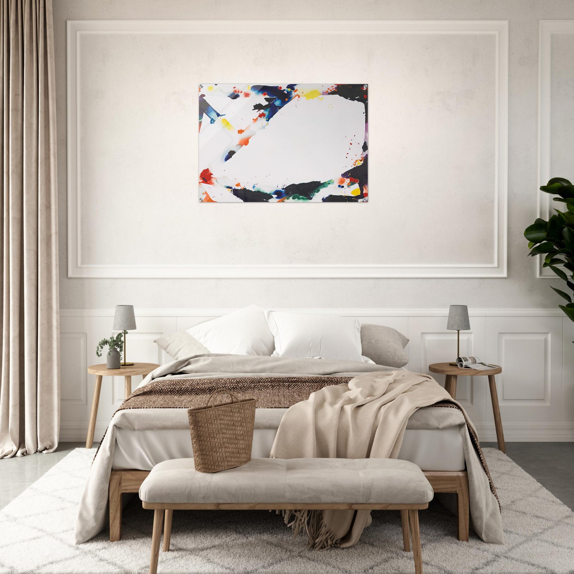 Angel Trails - Sam Francis Acrylic Print - 70x100 cm / 28x40″ inches | Sam Francis Wall Art | Sam Francis Prints